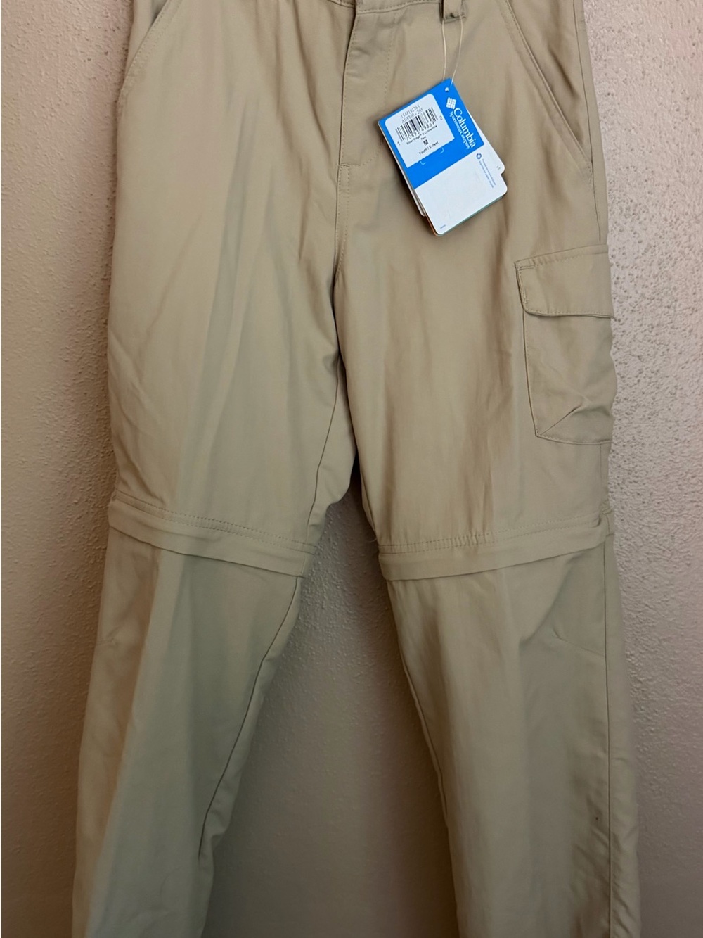 Columbia Boy’s Convertible Cargo Pants - Khaki